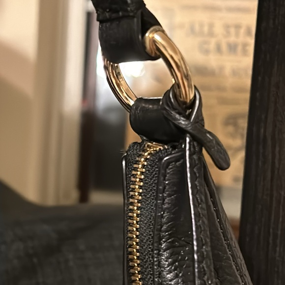 Michael Kors Lydia Large Black Hobo, EUC - Picture 5 of 12